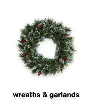 wreaths and garland